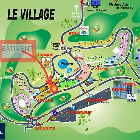 Apartment Cap Esterel 4 Pers Equipe, Belle Vue Golf, Centre Village Pierre & , Parking Inclus Et 5 Piscines Acces Gratuit, Clim, Wifi, Tv, Lave-vaisselle Et Lave-linge,four, Plancha